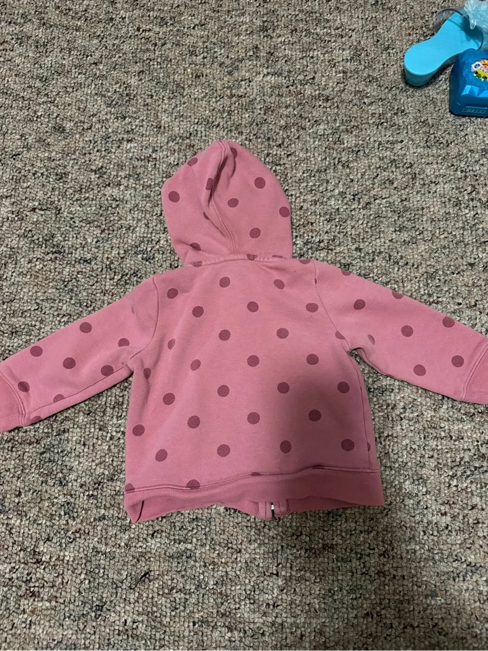 GAP Baby Pink Hooded Zip Sweatshirt